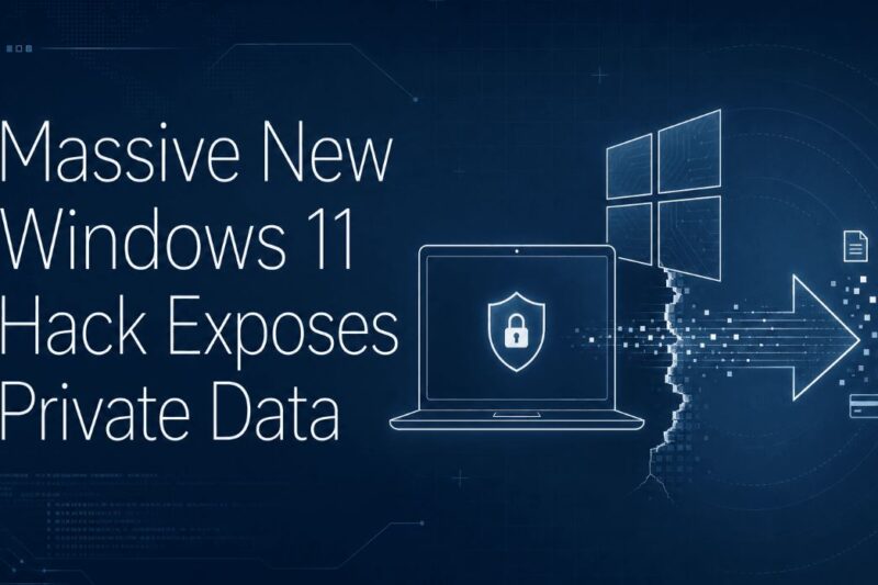 Warning: Massive New Windows 11 Hack Exposes Your Private Server Data