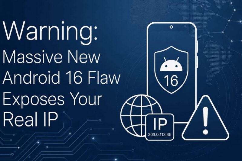 Warning: Massive New Android 16 Flaw Exposes Your Real IP Address