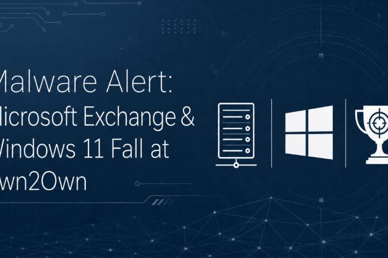 Malware Alert: Microsoft Exchange and Windows 11 Fall at Pwn2Own