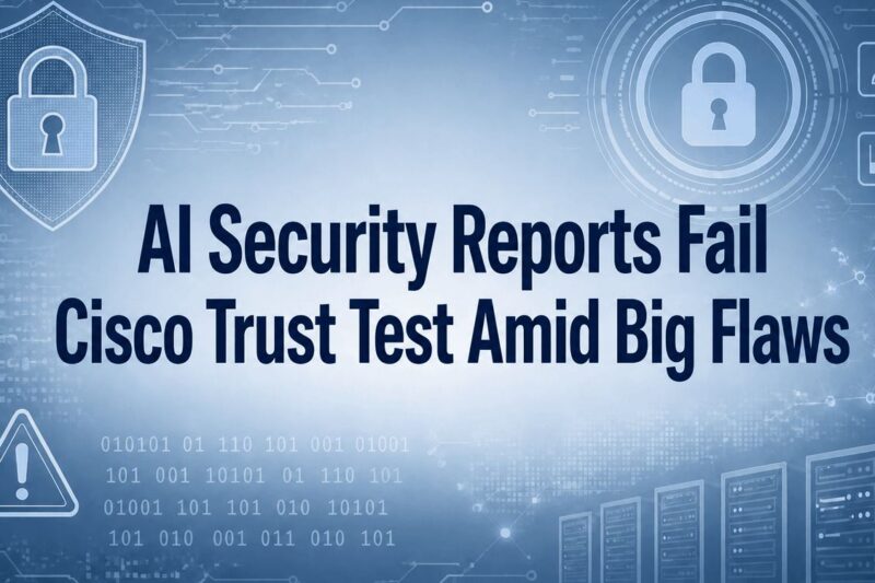 AI Security Reports Fail Cisco Trust Test Amid Big Flaws