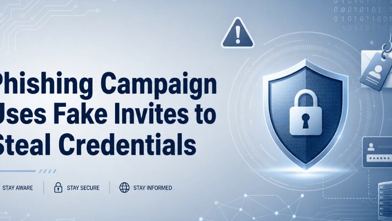 Phishing Campaign Uses Fake Invites to Steal Credentials