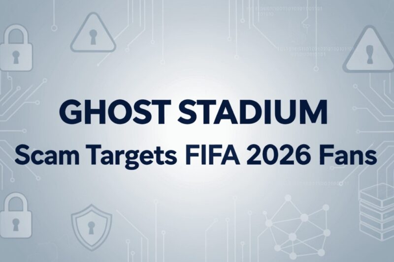 GHOST STADIUM Phishing Campaign Targets FIFA World Cup 2026 Fans