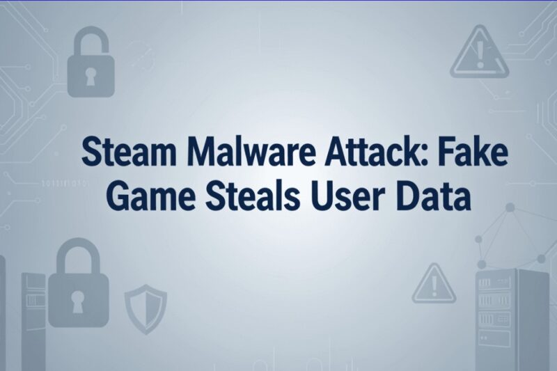 Steam Malware Attack: How Fake Games Steal Your Data