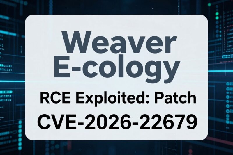 Weaver E-cology RCE Actively Exploited: What to Do Now