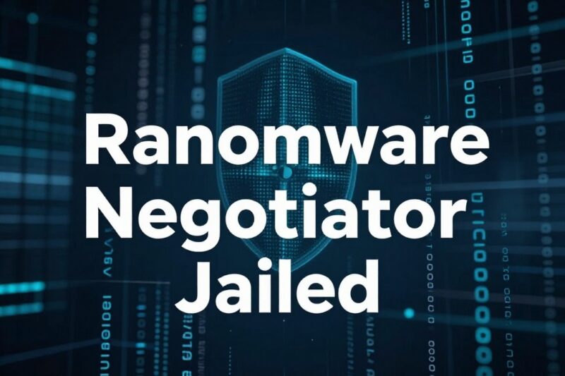 Ransomware Negotiator Jailed in $100M Cybercrime Case