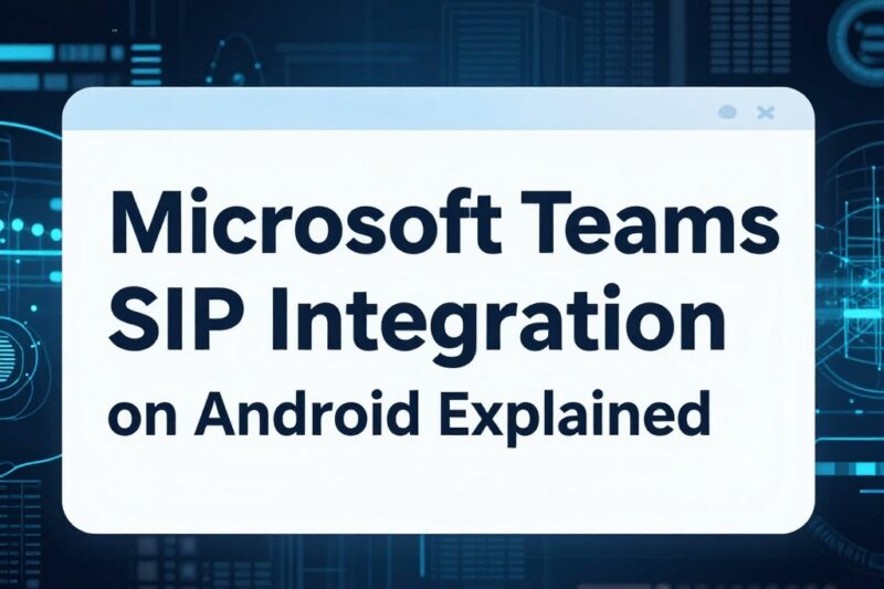 Microsoft Teams SIP Integration: Secure Cross-Platform Meetings