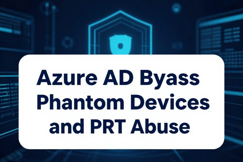 Azure AD Conditional Access Bypassed Using Phantom Device and PRT Abuse