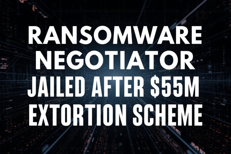 Ransomware Negotiator Jailed for 8.5 Years After $56M Extortion Scheme