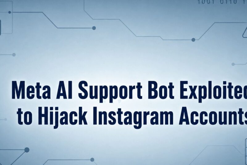Meta AI Support Bot Exploited in Direct Account Takeover Campaign