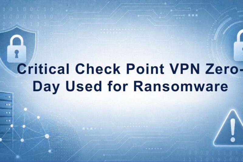 Check Point VPN Zero-Day Exploited to Deploy Ransomware