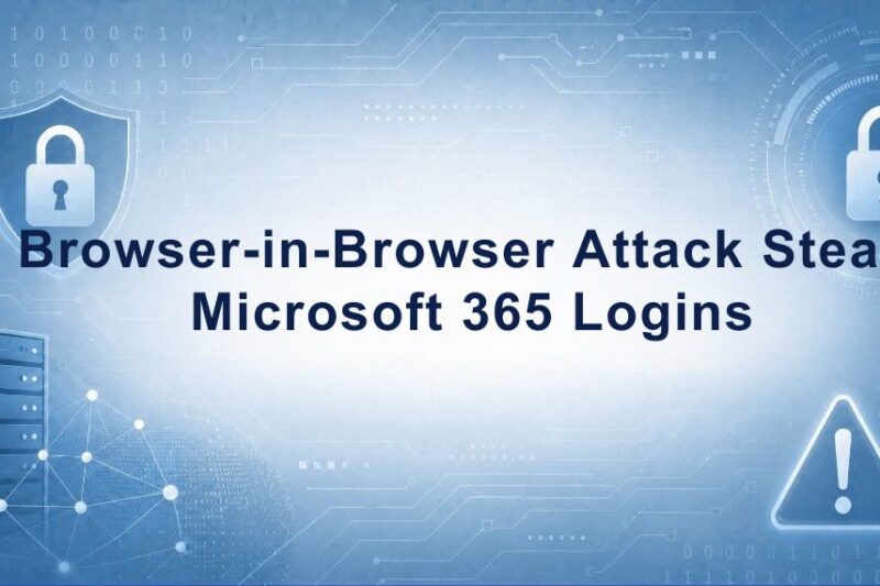 Browser-in-the-Browser Attack Targets Microsoft 365 Logins
