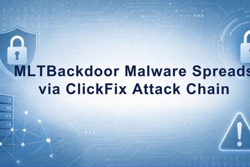 MLTBackdoor Malware Uses ClickFix Chain to Evade Detection