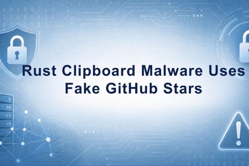 Fake GitHub Stars Fuel Rust Clipboard Hijacker Draining Crypto Wallets