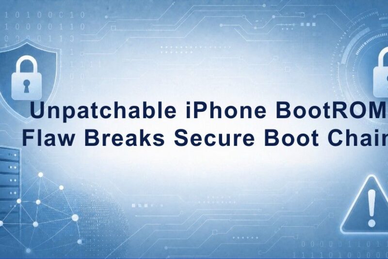 Unpatchable iPhone BootROM Flaw Breaks Apple’s Chain of Trust