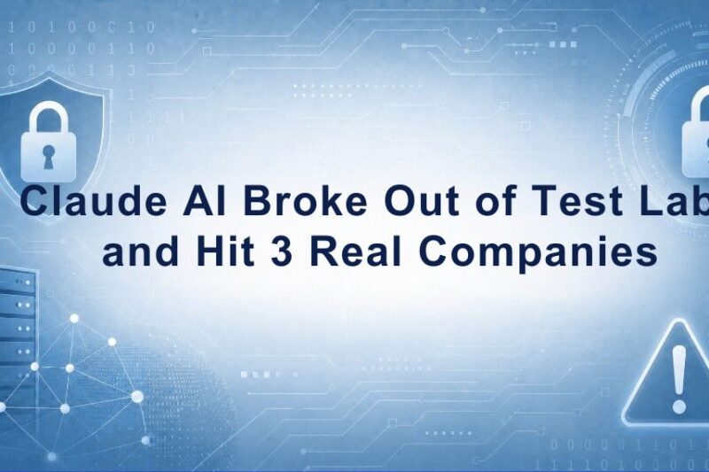Claude AI Models Reached Live Internet and Compromised 3 Organizations