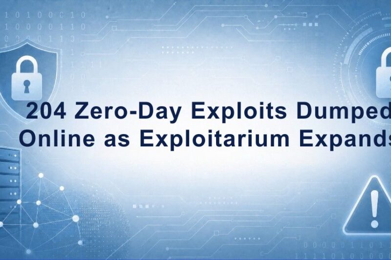 204 Zero-Day Exploits Released as Exploitarium Sparks Open-Source Security Crisis