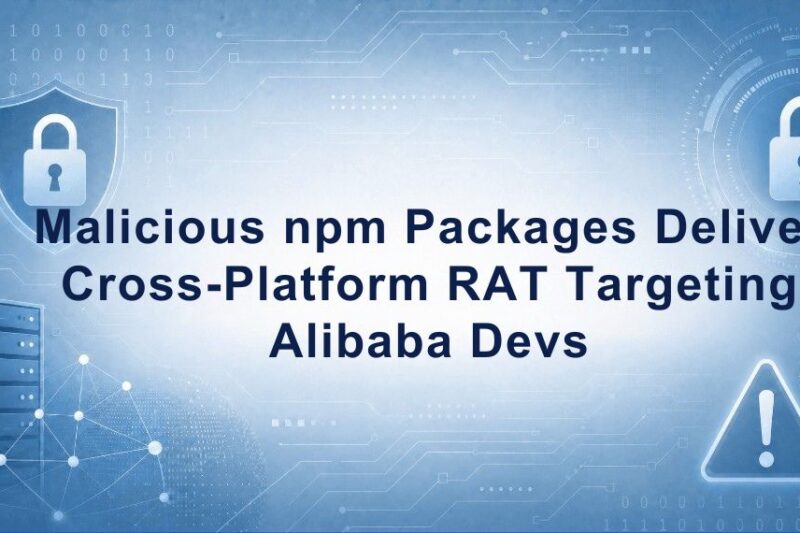 Malicious npm Packages Deliver Cross-Platform RAT Targeting Alibaba Developers