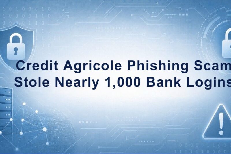 Credit Agricole Phishing Scam Stole Nearly 1,000 Bank Logins